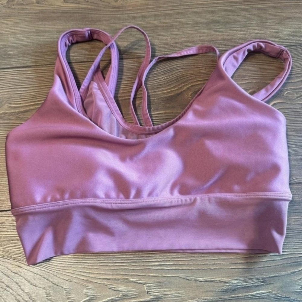 Alo Airlift Double Trouble Bra Limited Edition - Sold Out: Mulberry Color - Picture 3 of 4
